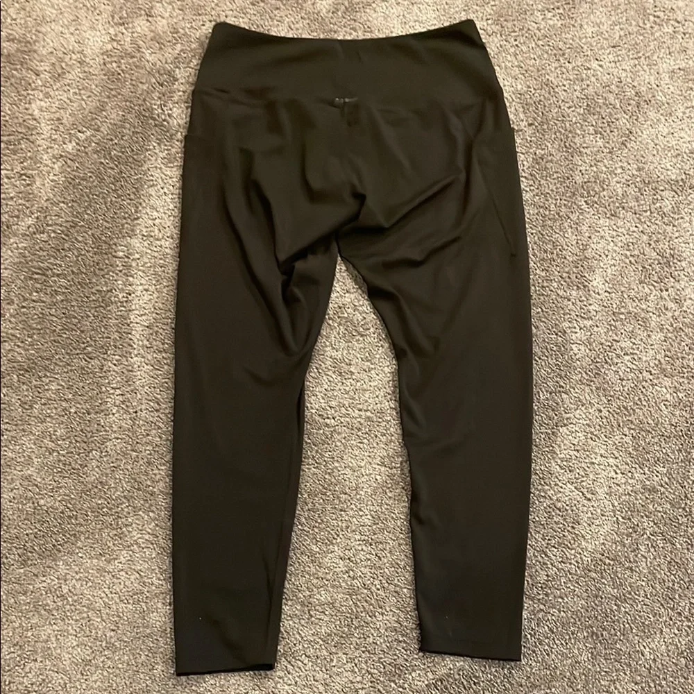 Love & Sports woman’s size large (12-14) Black High-Waisted Leggings - Picture 6 of 6